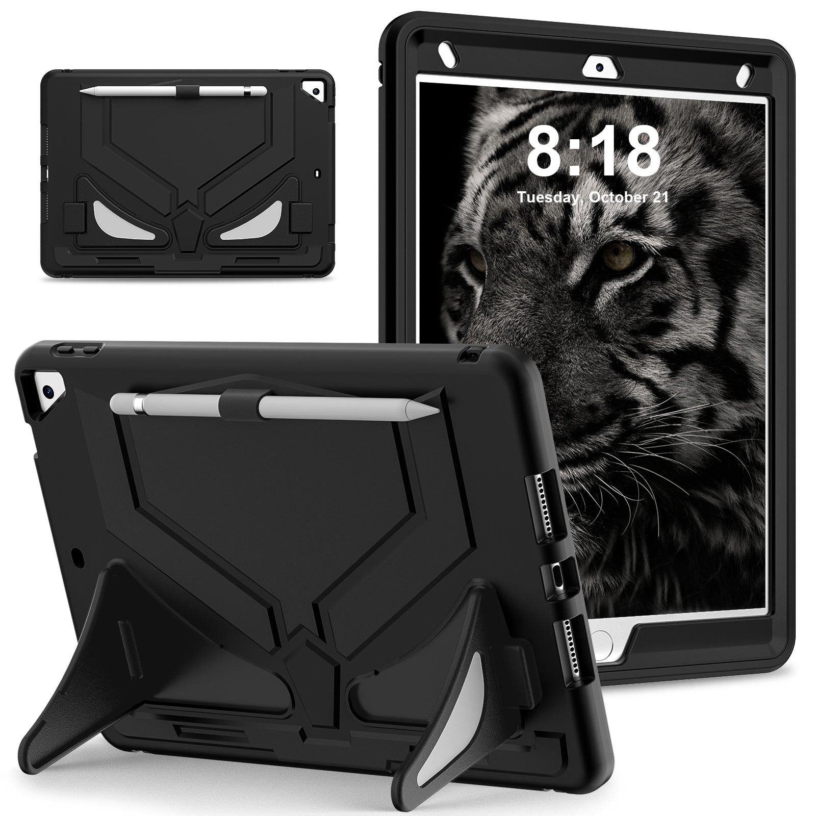 For iPad 10.2 (2019) / (2020) / (2021) Protective Cover Leopard Style Kickstand Tablet Case For iPad 10.2 (2019) / (2020) / (2021) Protective Cover Leopard Style Kickstand Tablet Case